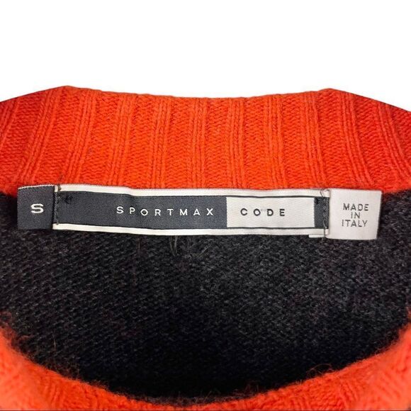 Sportmax by MaxMara Fairisle Jacquard Wool/ Angora/ Mohair Sweater Dress Size S - Picture 4 of 9